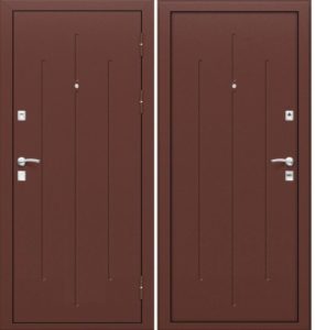 Дверь входная строительная ГОСТ 7.2 (металл-металл)