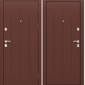 Дверь входная строительная ГОСТ 7.2 (металл-металл)